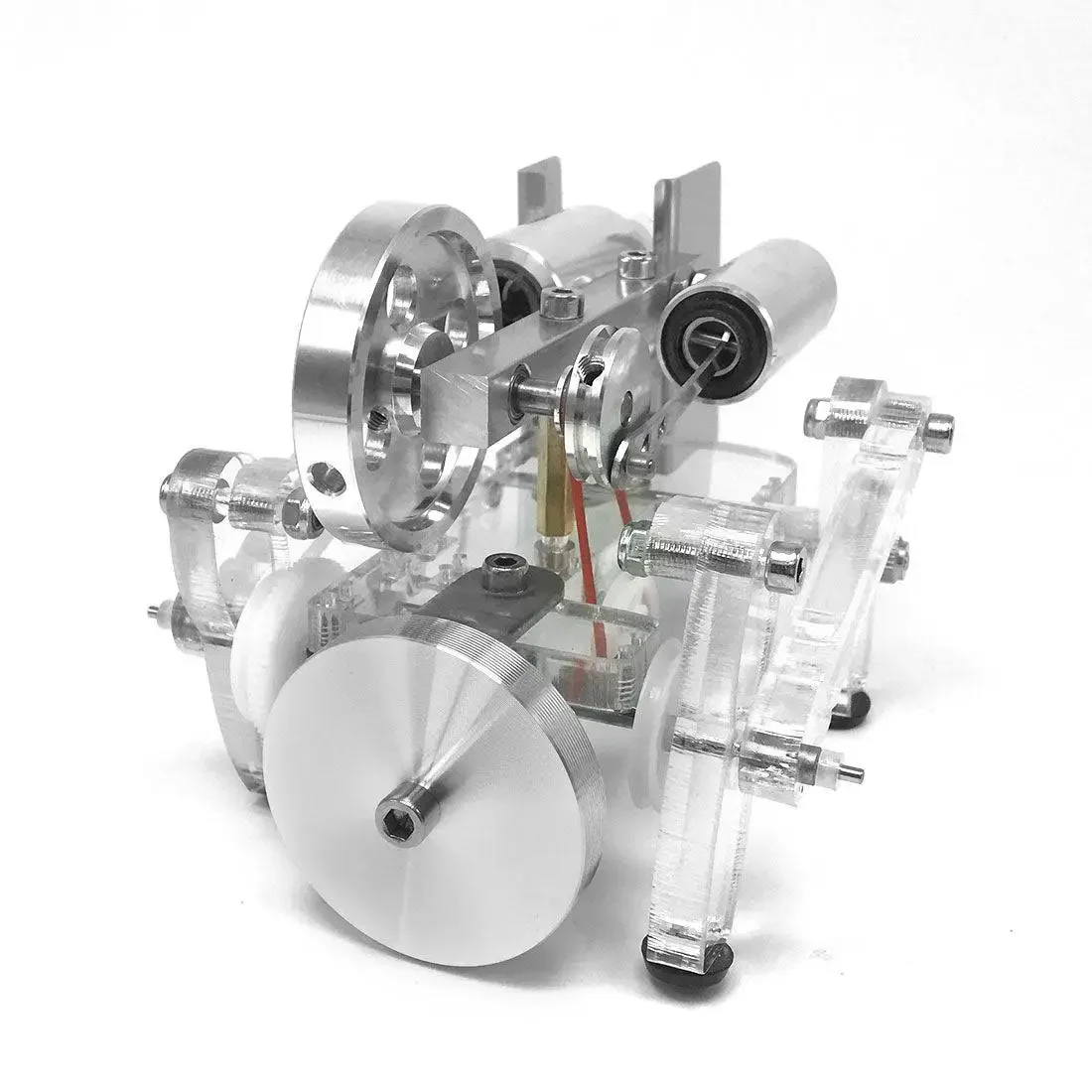 Mechanical 4-legged Beast Robot Stirling Engine Model Mini Quadruped Animal Model Science Experiment Toy Children Gift
Mechanical 4-legged Beast Robot Stirling Engine Model Mini Quadruped Animal Model Science Experiment Toy Children Gift