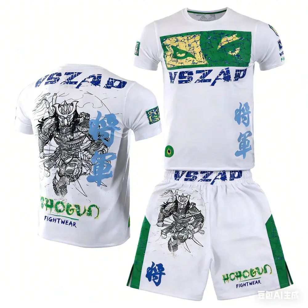 Summer Boxing T-shirt and Pants Two-piece Set Muay Thai T-shirt Set Training Muay Thai T-shirt Y2k Sport Suit New Muay Thai Set
Summer Boxing T-shirt and Pants Two-piece Set Muay Thai T-shirt Set Training Muay Thai T-shirt Y2k Sport Suit New Muay Thai Set