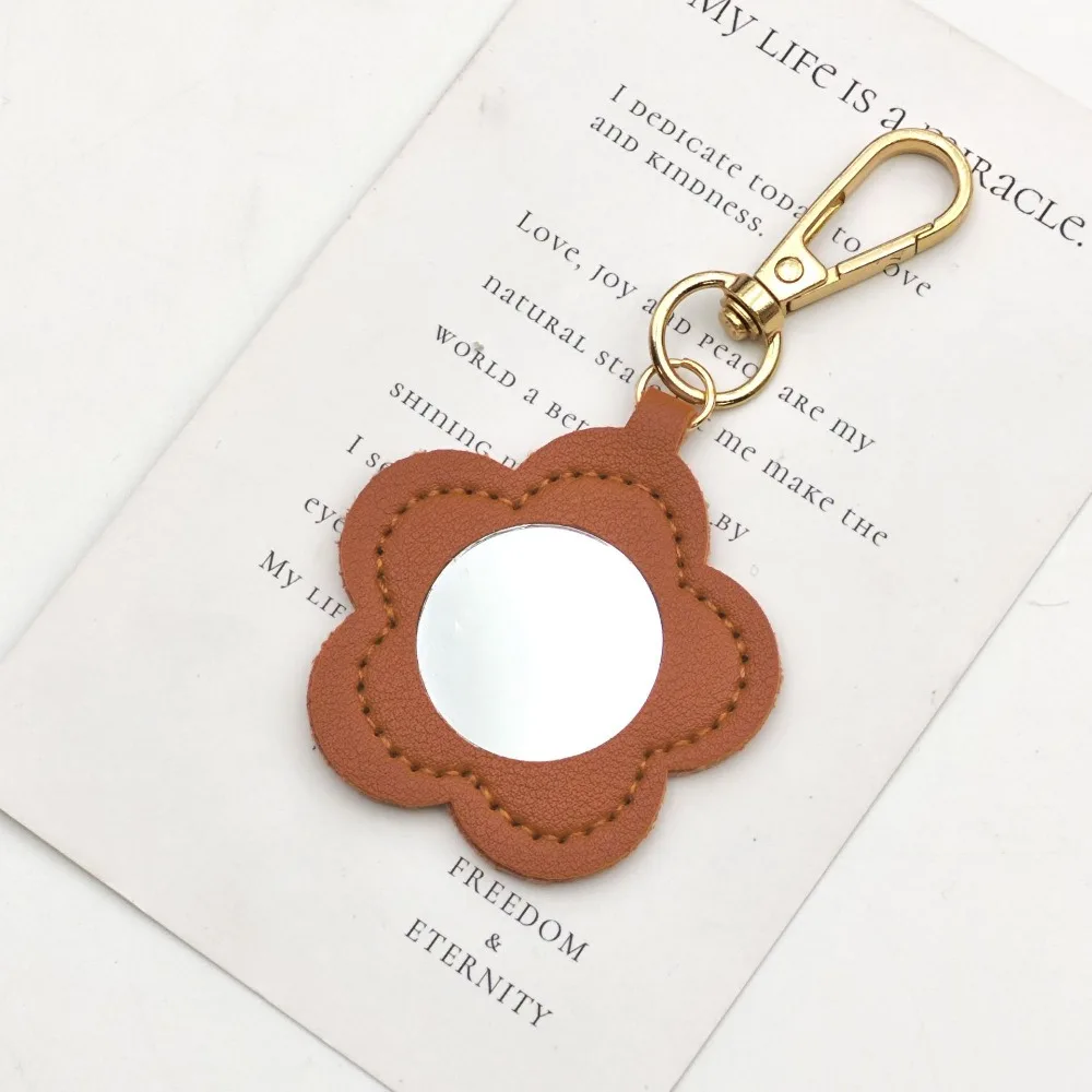 Fashionable Creative Simple Love Small Mirror Keychain Flower Shaped Anti Loss Pendant Keyring Hot Selling Festival Mirror Gift
Fashionable Creative Simple Love Small Mirror Keychain Flower Shaped Anti Loss Pendant Keyring Hot Selling Festival Mirror Gift
