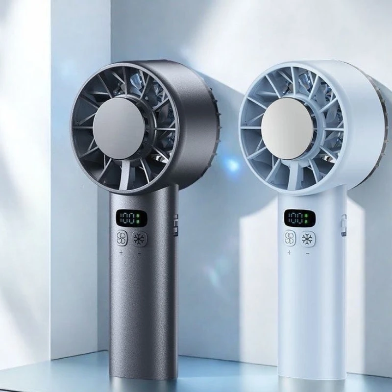 Outdoor Portable Mini Fan Handheld Fan with LED Display Semiconductor Refrigeration 100 Wind Speeds USB Rechargeable Mini Fans
Outdoor Portable Mini Fan Handheld Fan with LED Display Semiconductor Refrigeration 100 Wind Speeds USB Rechargeable Mini Fans