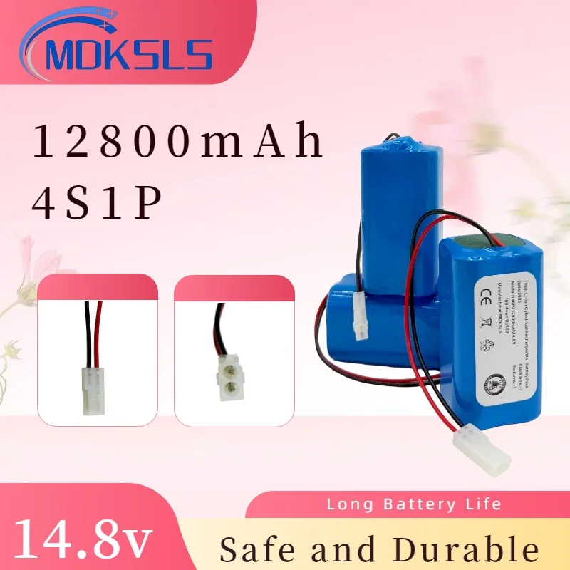 New 4S1P 14.8V 12800mAh Li-ion Battery Pack,For XIAOMI MIJIA Mi Robot Vacuum-Mop Essential G1 MJSTG1, SKV4136GL H18650CH R30 R35
New 4S1P 14.8V 12800mAh Li-ion Battery Pack,For XIAOMI MIJIA Mi Robot Vacuum-Mop Essential G1 MJSTG1, SKV4136GL H18650CH R30 R35