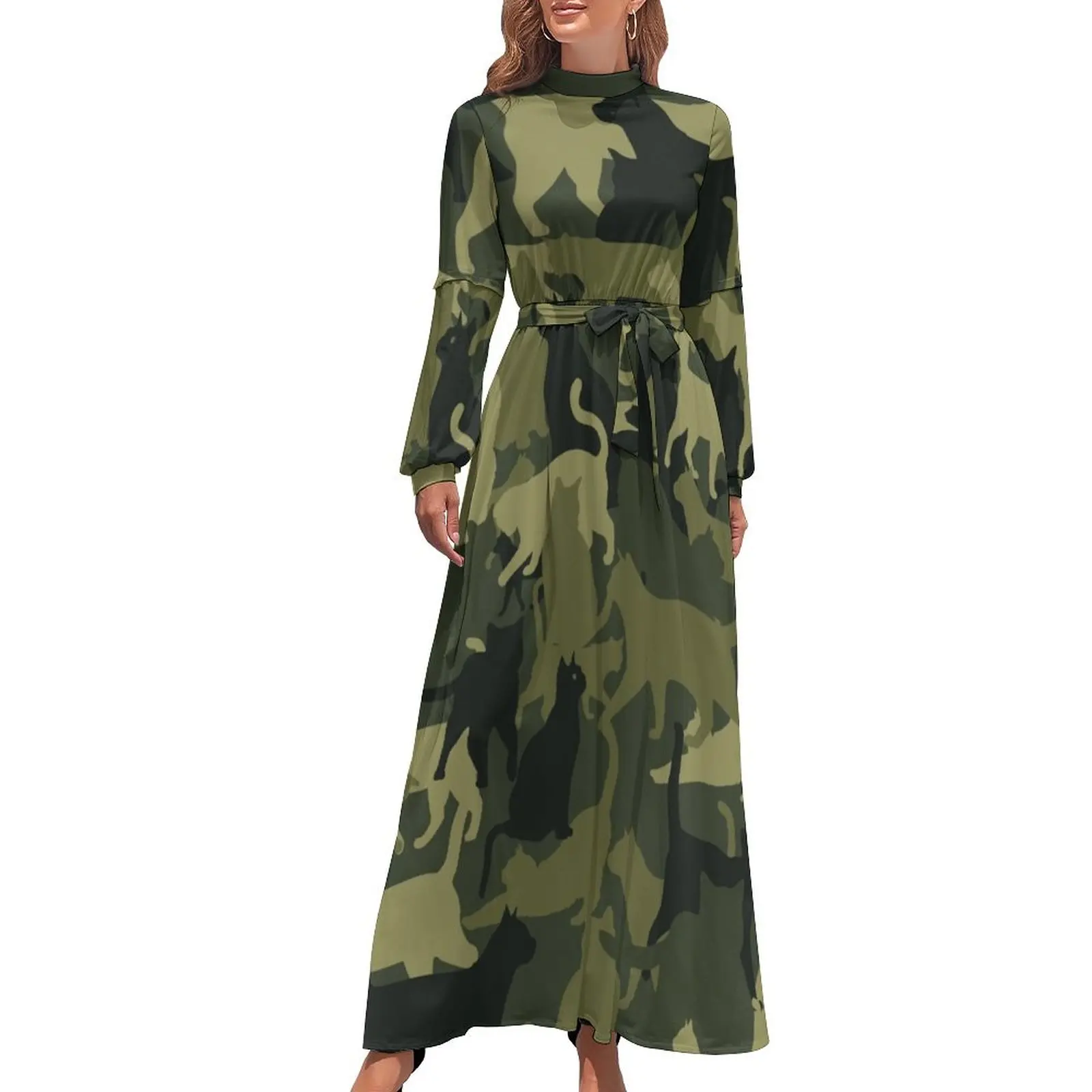 Cat Camouflage Cute Cat Long Dress summer dress daily Evening dresses Long dress party women elegant luxury
Cat Camouflage Cute Cat Long Dress summer dress daily Evening dresses Long dress party women elegant luxury