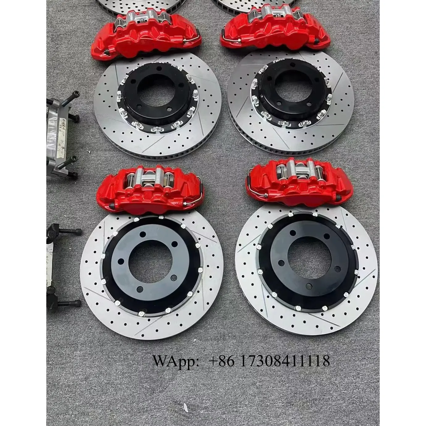 Performance Parts 8520 Brake Caliper 6 Big Piston Front 4 Pot 8560 Rear Kit for Ranger for H2 SUV 410MM 380MM
Performance Parts 8520 Brake Caliper 6 Big Piston Front 4 Pot 8560 Rear Kit for Ranger for H2 SUV 410MM 380MM