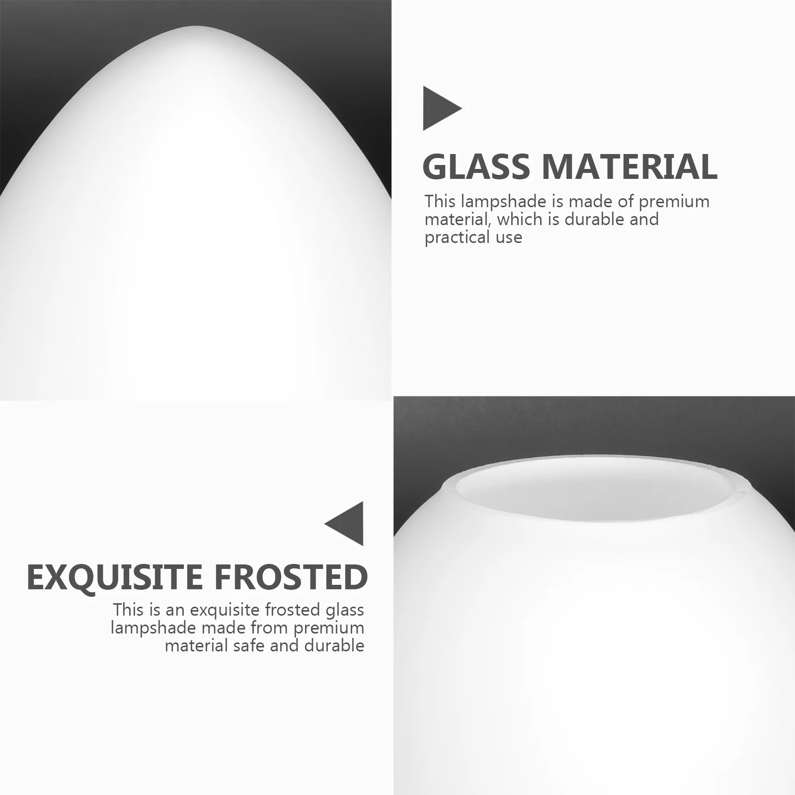 Simple Light Cover Frosted Glass Lampshade Decor Accessory Craft Creative Indoor
Simple Light Cover Frosted Glass Lampshade Decor Accessory Craft Creative Indoor