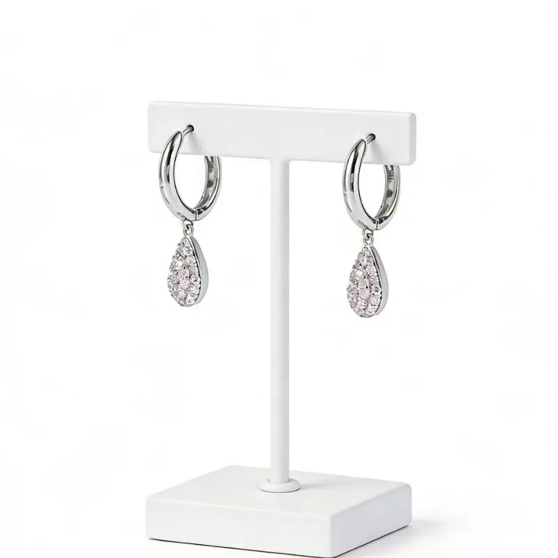 925 Sterling Silver Needle Classic Light Luxury Fashion Half-faced Zircon Drop Earrings Women's Wedding Hoop Earrings Jewelry
925 Sterling Silver Needle Classic Light Luxury Fashion Half-faced Zircon Drop Earrings Women's Wedding Hoop Earrings Jewelry