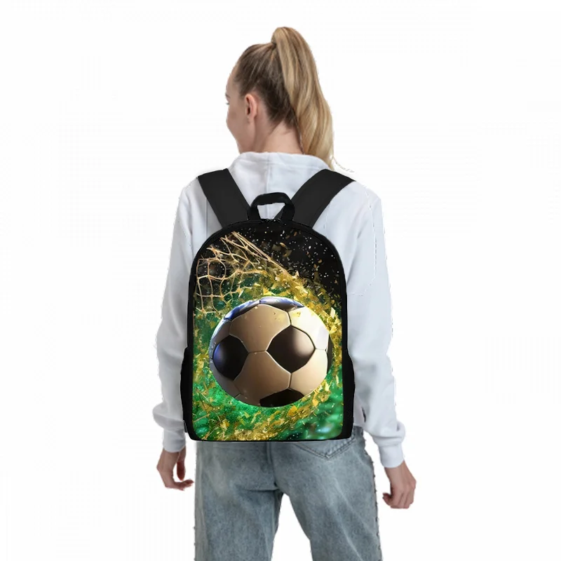 Cartoon cool football black backpack
Cartoon cool football black backpack