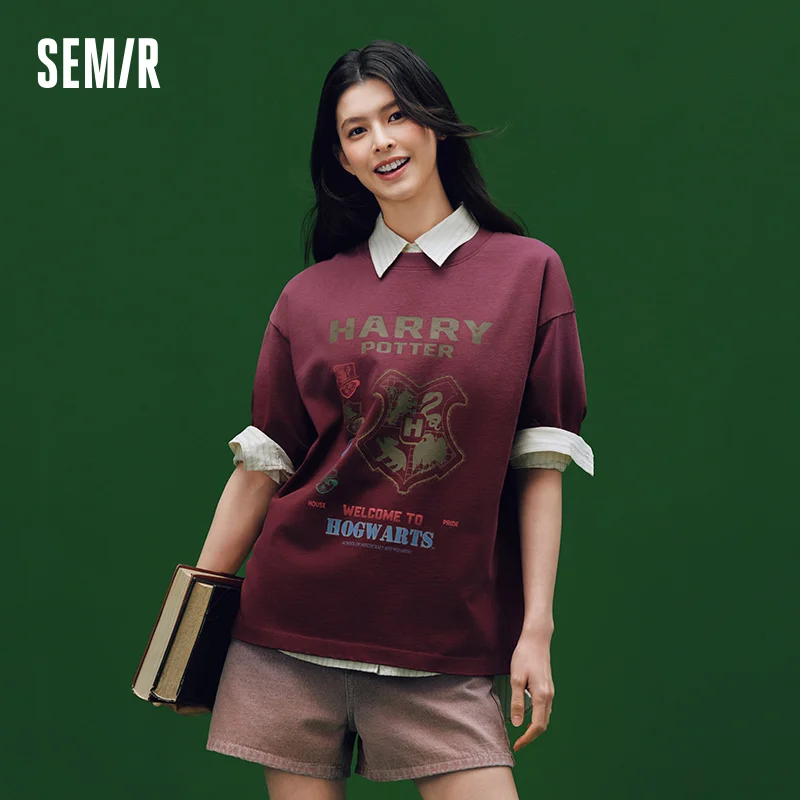 Semir Harry Potter IP футболка с короткими рукавами женская из чистого хлопка 2025 новый стиль большой летний наряд для отдыха летних дней
Semir Harry Potter IP футболка с короткими рукавами женская из чистого хлопка 2025 новый стиль большой летний наряд для отдыха летних дней