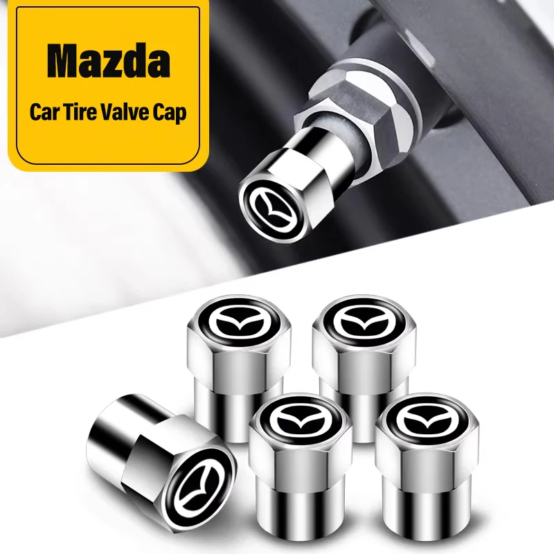 4Pcs Metal Car Wheel Tire Valve Caps Covers Auto Accessories For Mazda CX-60 CX30 5 6 MS CX5 MX3 CX3 MX30 CX9 MX5 RX8 CX7 Atenza
4Pcs Metal Car Wheel Tire Valve Caps Covers Auto Accessories For Mazda CX-60 CX30 5 6 MS CX5 MX3 CX3 MX30 CX9 MX5 RX8 CX7 Atenza