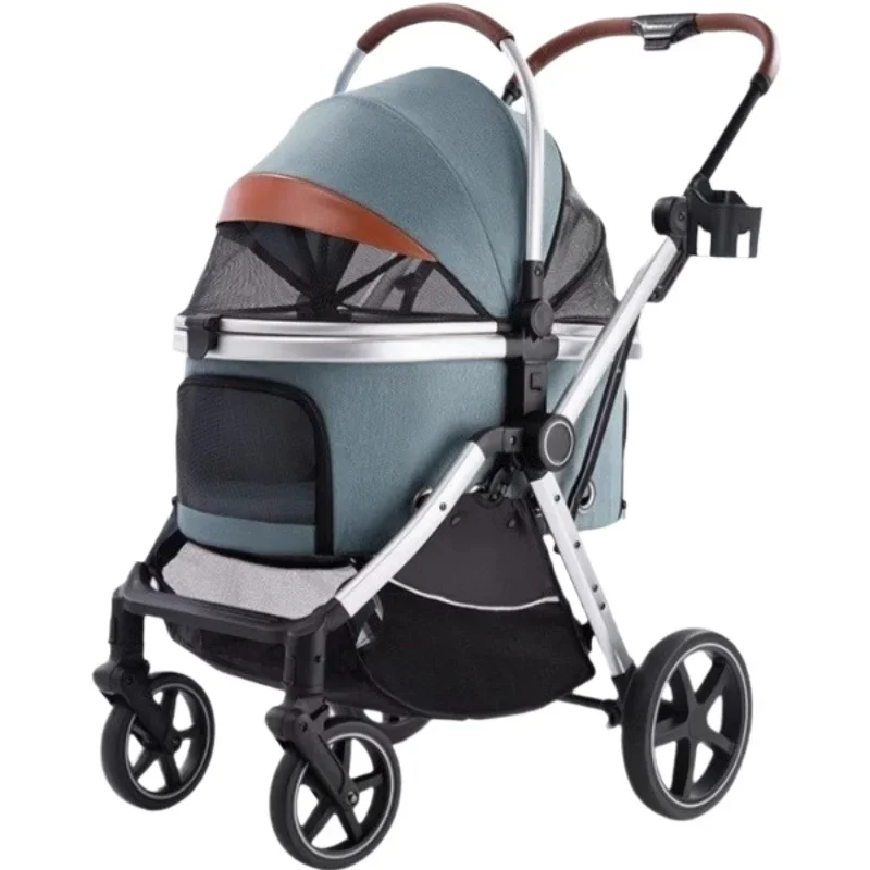 Pet cart Large space foldable portable dog walking cart
Pet cart Large space foldable portable dog walking cart