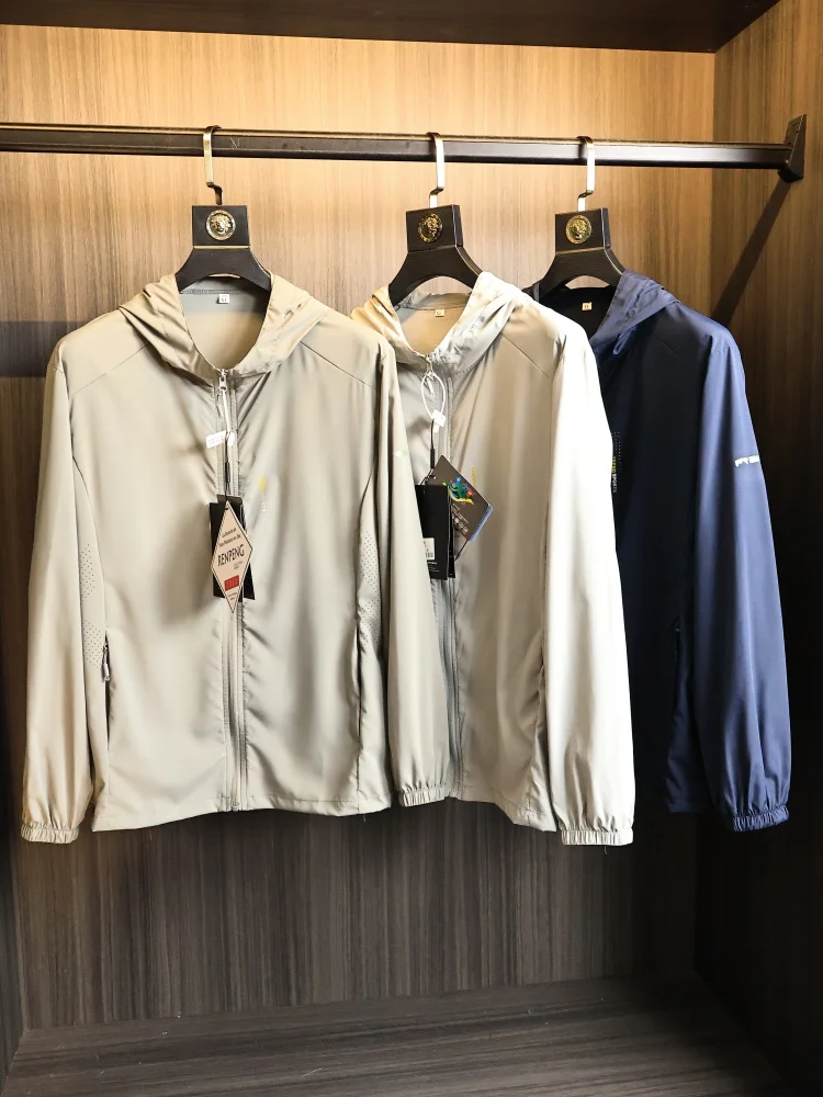 Business Travel Grade Ice Sensation Sun Protection Clothing Men's High End Outdoor Elastic Ice Silk Cool Casual Hooded Jacket
Business Travel Grade Ice Sensation Sun Protection Clothing Men's High End Outdoor Elastic Ice Silk Cool Casual Hooded Jacket