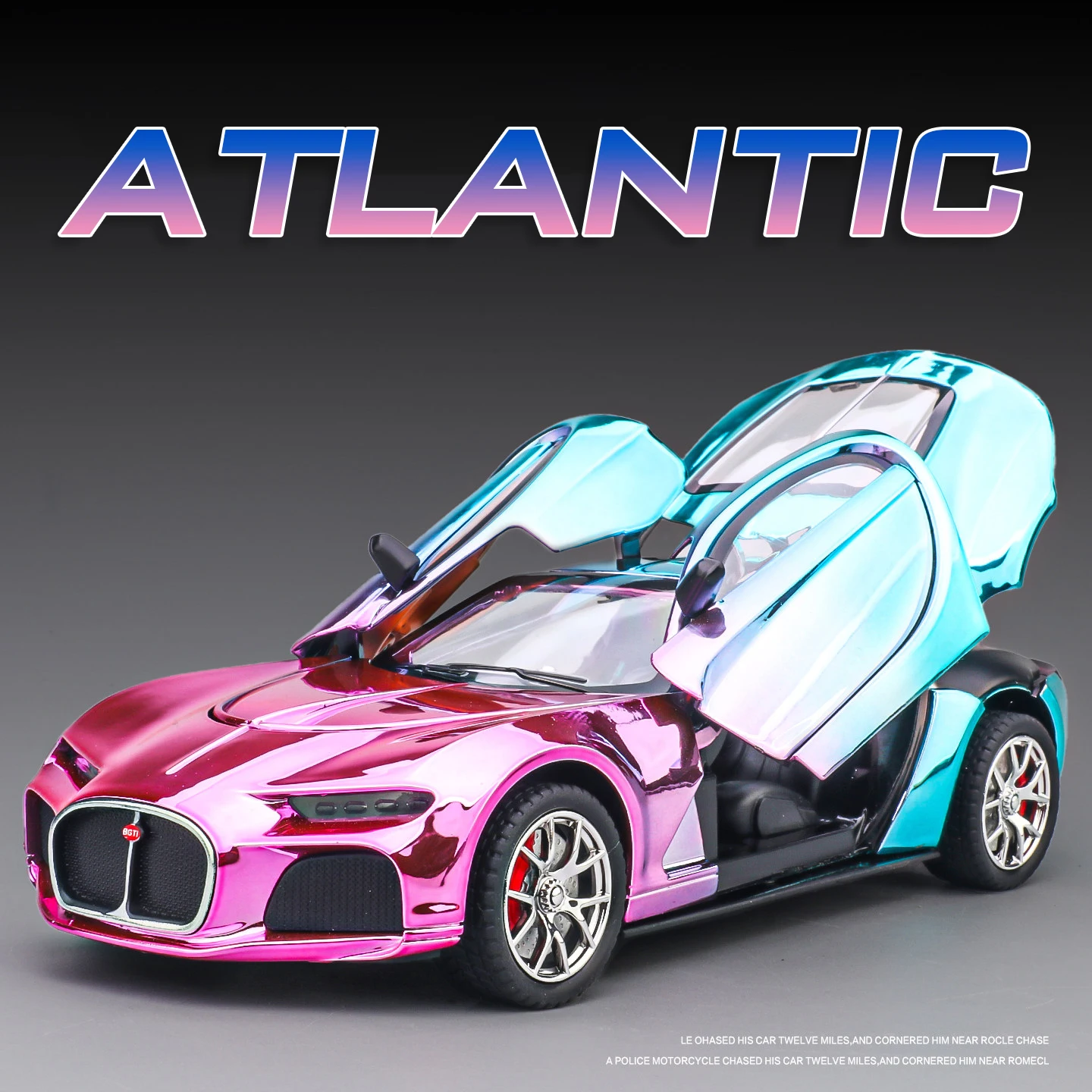 1:24 Atlantic Pagani Huayra BC Toy Sports Cars Model Alloy Diecast Doors Opened Shock Absorption Miniature Supercar Decorations
1:24 Atlantic Pagani Huayra BC Toy Sports Cars Model Alloy Diecast Doors Opened Shock Absorption Miniature Supercar Decorations