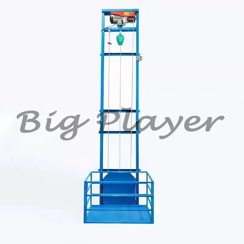 Electric hydraulic lift freight elevator home lift small lift platform simple monorail
Electric hydraulic lift freight elevator home lift small lift platform simple monorail