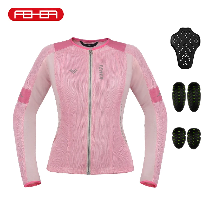 FEHER Women's Motorcycle Jackets Summer Breathable 600D Oxford Cloth Waterproof Wear-resistant Professional Motorcyclist Jacket
FEHER Women's Motorcycle Jackets Summer Breathable 600D Oxford Cloth Waterproof Wear-resistant Professional Motorcyclist Jacket