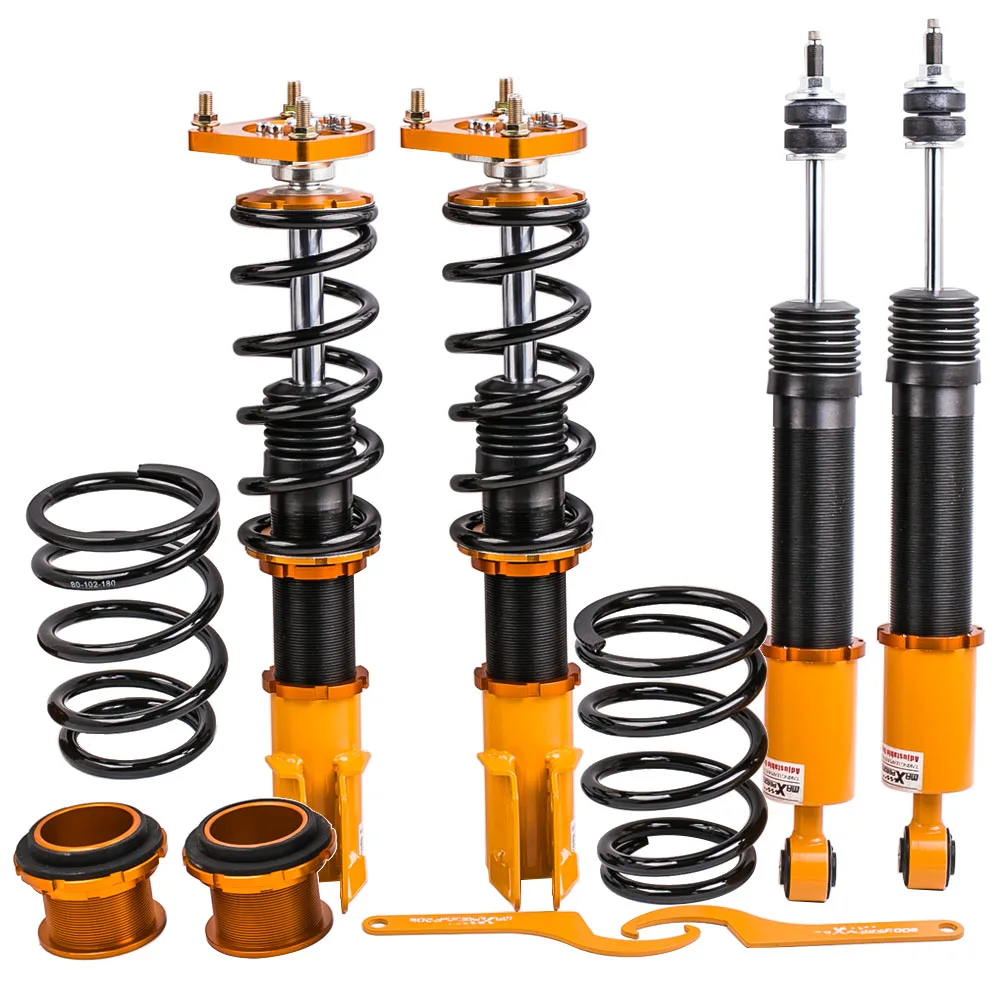 MaXpeedingrods Coilovers 24-ступенчатые амортизаторы Комплект пружин для Ford Mustang 1994-2004 Комплект койловеров
MaXpeedingrods Coilovers 24-ступенчатые амортизаторы Комплект пружин для Ford Mustang 1994-2004 Комплект койловеров