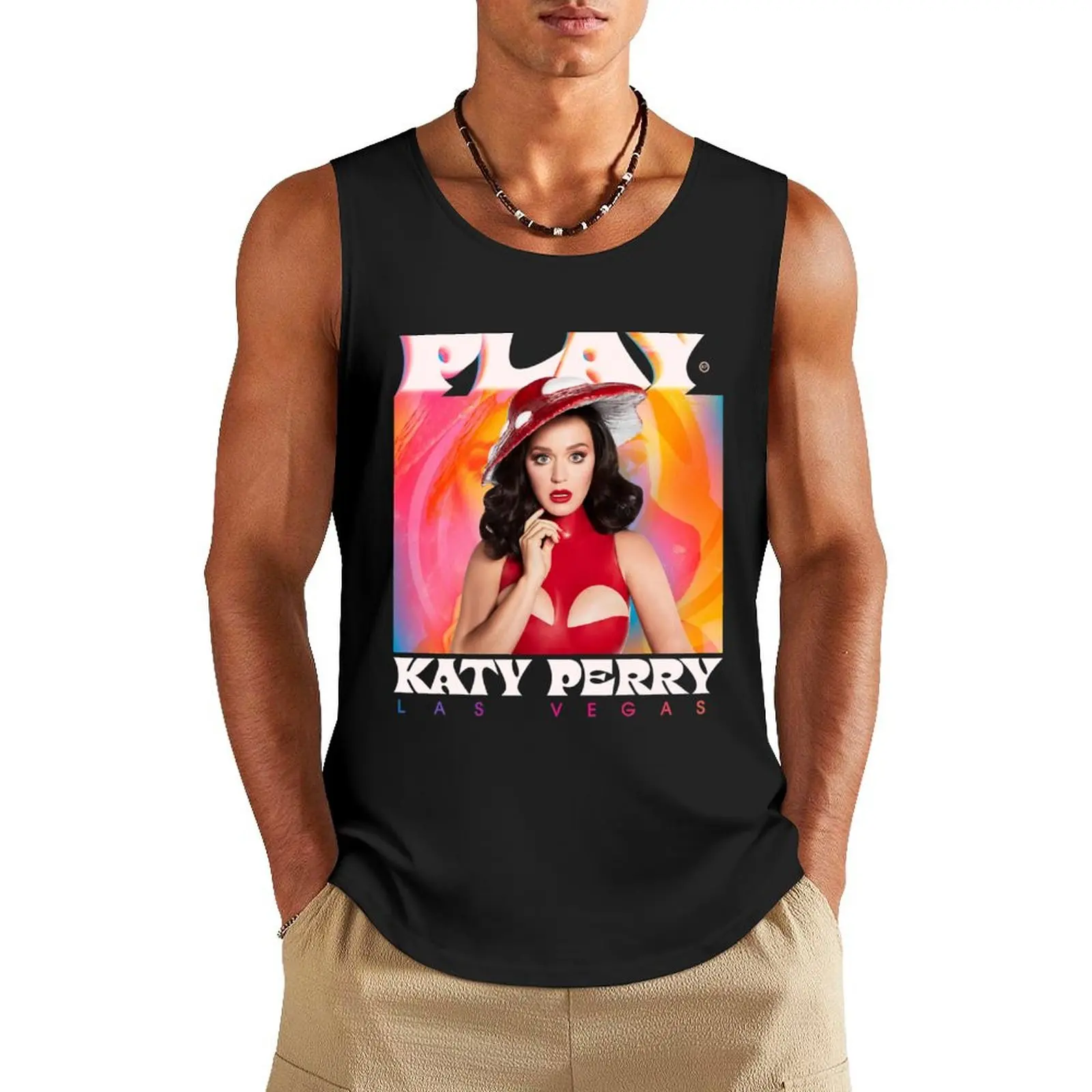 Katy Perry Play Admat Tank Top Vests gym t-shirts man Men's t shirt gym clothes man fitness
Katy Perry Play Admat Tank Top Vests gym t-shirts man Men's t shirt gym clothes man fitness