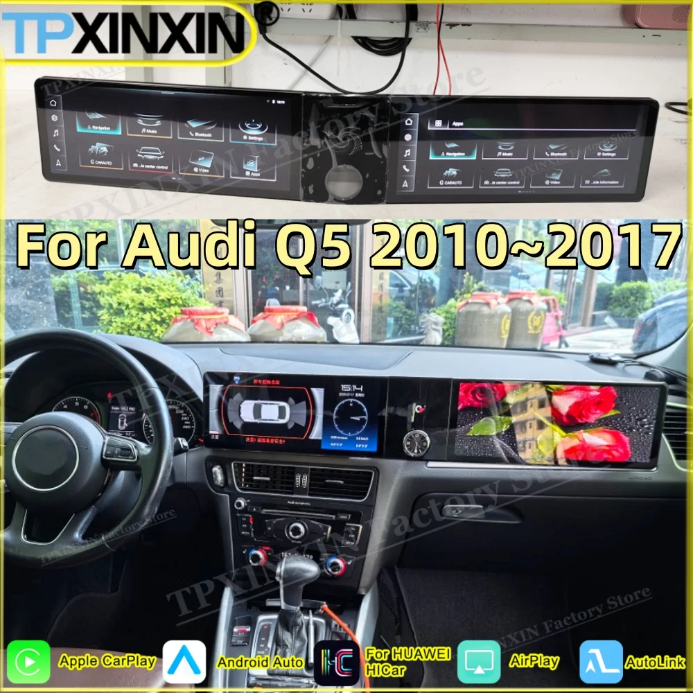 Qualcomm Android Auto For Audi Q5 2010~2017 Car Radio Stereo Receiver Automotive Multimedia Player Navigation Carplay Head Unit
Qualcomm Android Auto For Audi Q5 2010~2017 Car Radio Stereo Receiver Automotive Multimedia Player Navigation Carplay Head Unit