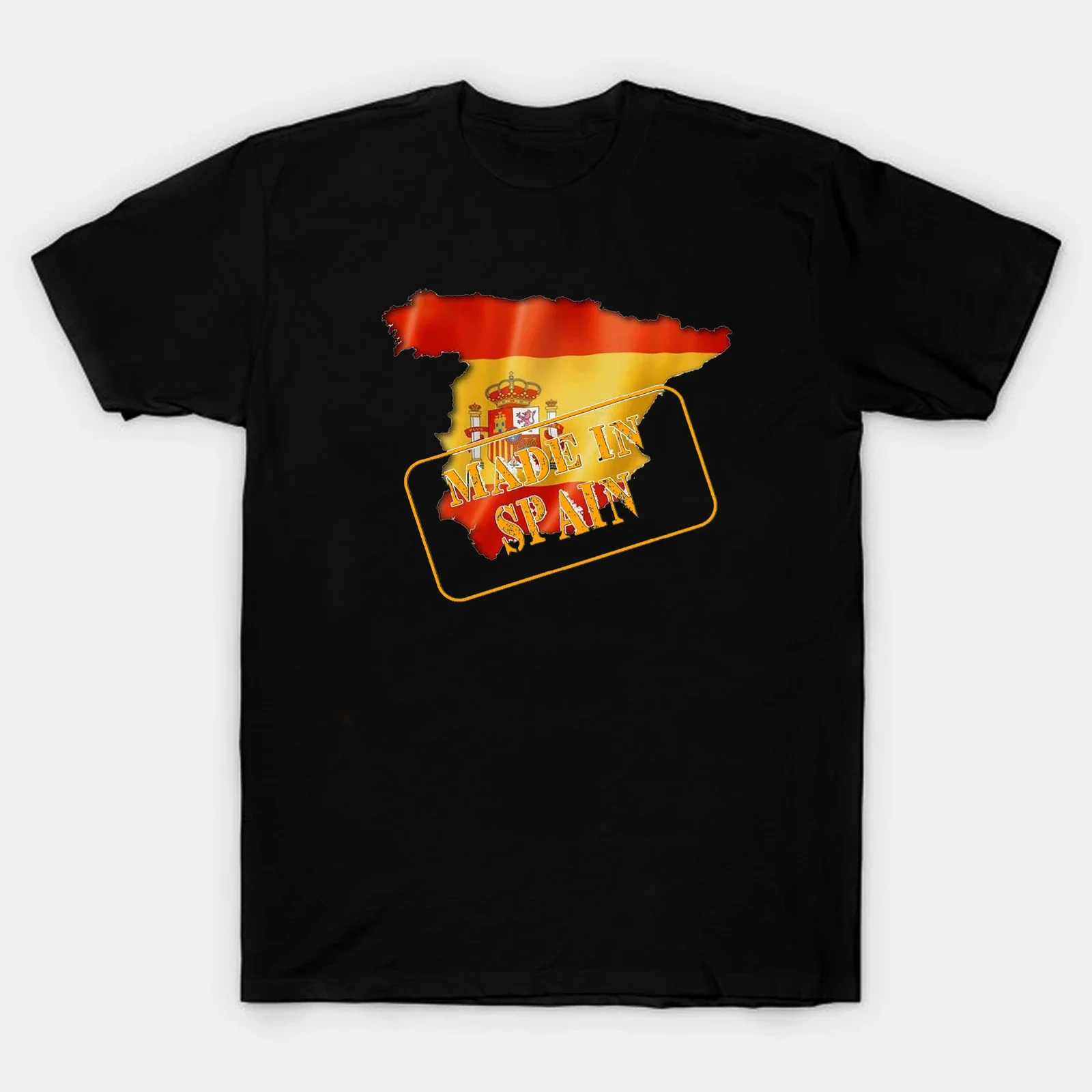 Spanish Flag and Map Nation Pride Made In Spain T Shirt. New 100% Cotton Short Sleeve O-Neck Casual T-shirt Loose Top Size S-3XL
Spanish Flag and Map Nation Pride Made In Spain T Shirt. New 100% Cotton Short Sleeve O-Neck Casual T-shirt Loose Top Size S-3XL