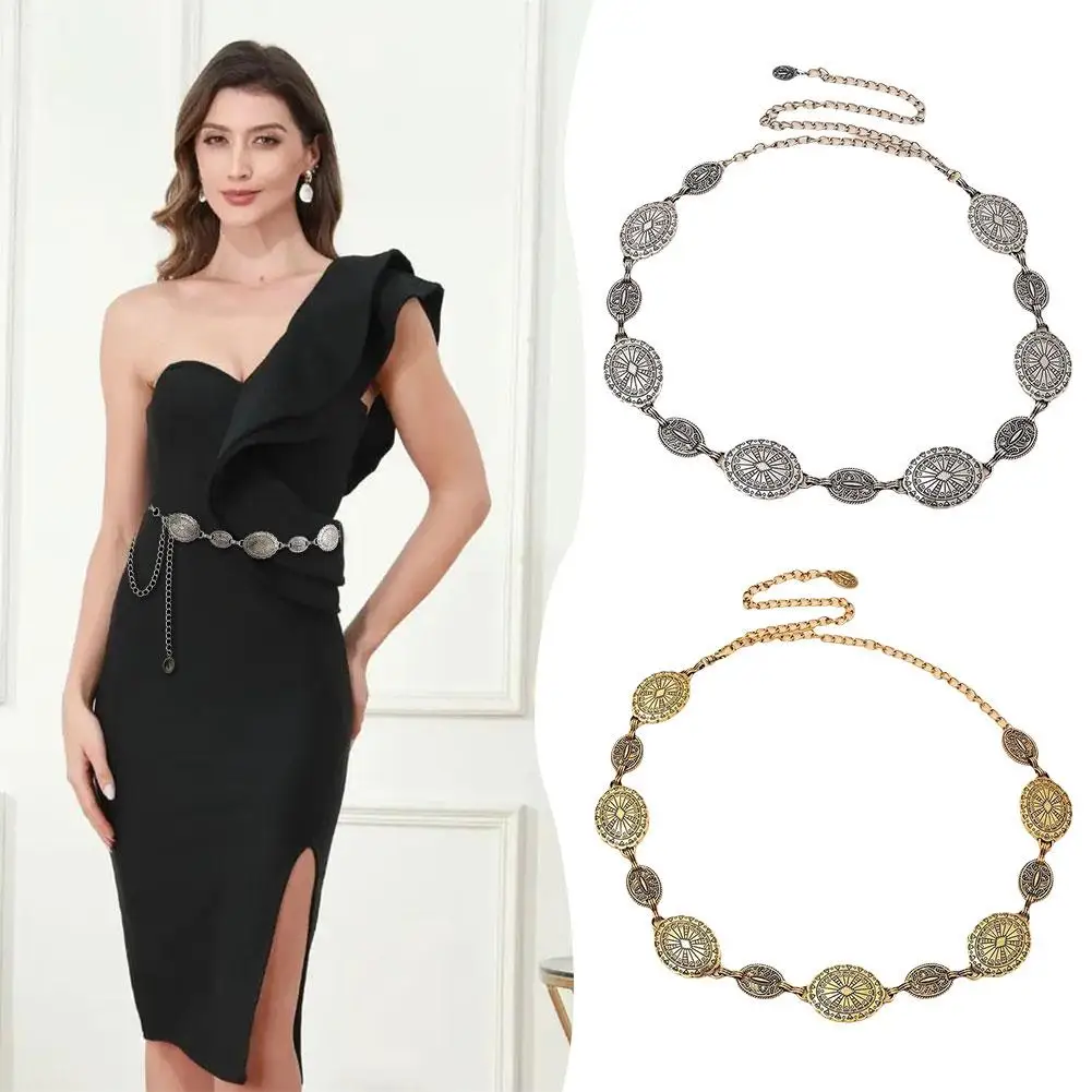 1PCS Thnic Style Waist Chain Accessories Bohemian Versatile Dress Waistband High-end Dress Metal Women's With Belt R6O0
1PCS Thnic Style Waist Chain Accessories Bohemian Versatile Dress Waistband High-end Dress Metal Women's With Belt R6O0