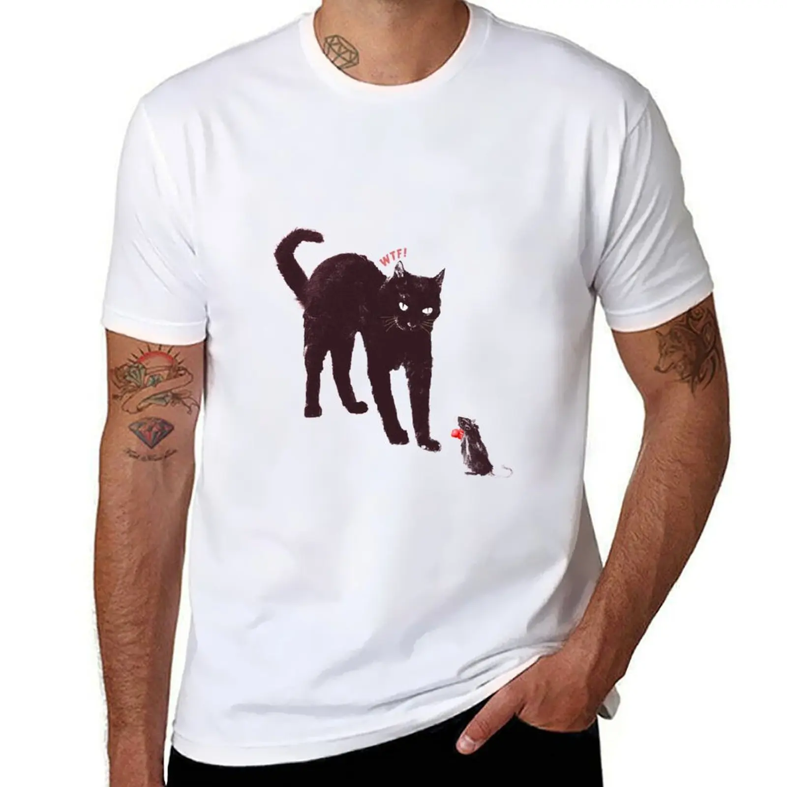 Cat & Mouse T-shirt Tops Aesthetic Clothing Heavyweights Summer Top Mens Funny T Shirts
Cat & Mouse T-shirt Tops Aesthetic Clothing Heavyweights Summer Top Mens Funny T Shirts
