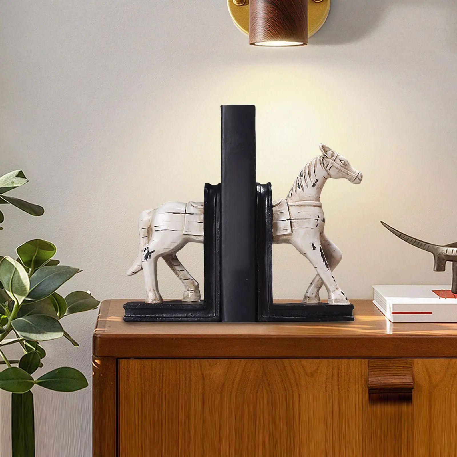 Resin Horse Bookend AntiSlip Bookshelf Decorations Creative Support Book End for Shelves for Living Room Bedroom Kids Room Home
Resin Horse Bookend AntiSlip Bookshelf Decorations Creative Support Book End for Shelves for Living Room Bedroom Kids Room Home
