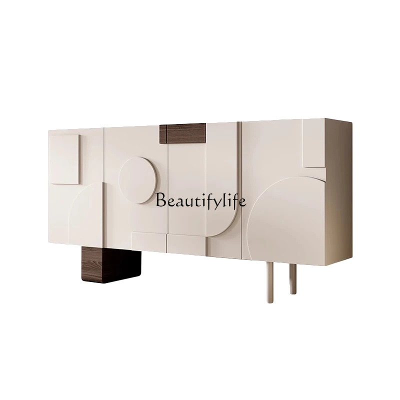 Light luxury cream style shoe cabinet modern simple home storage side cabinet foyer model room
Light luxury cream style shoe cabinet modern simple home storage side cabinet foyer model room
