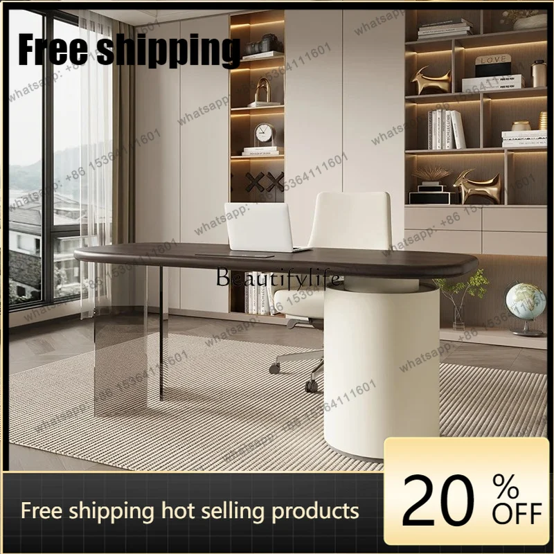 X4 Minimalist Home Study Desk Premium Walnut Light Luxury
X4 Minimalist Home Study Desk Premium Walnut Light Luxury