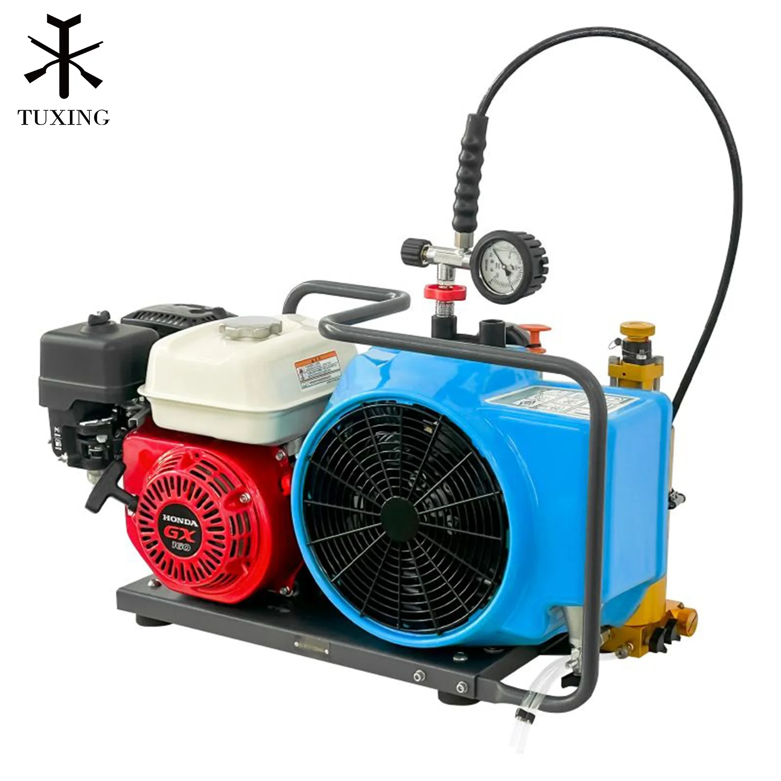 TUXING Factory Wholesale Auto Shutdown Electric 100L Pump Gasoline Water Oil Separator Scuba Diving Breathing Air Compressor
TUXING Factory Wholesale Auto Shutdown Electric 100L Pump Gasoline Water Oil Separator Scuba Diving Breathing Air Compressor