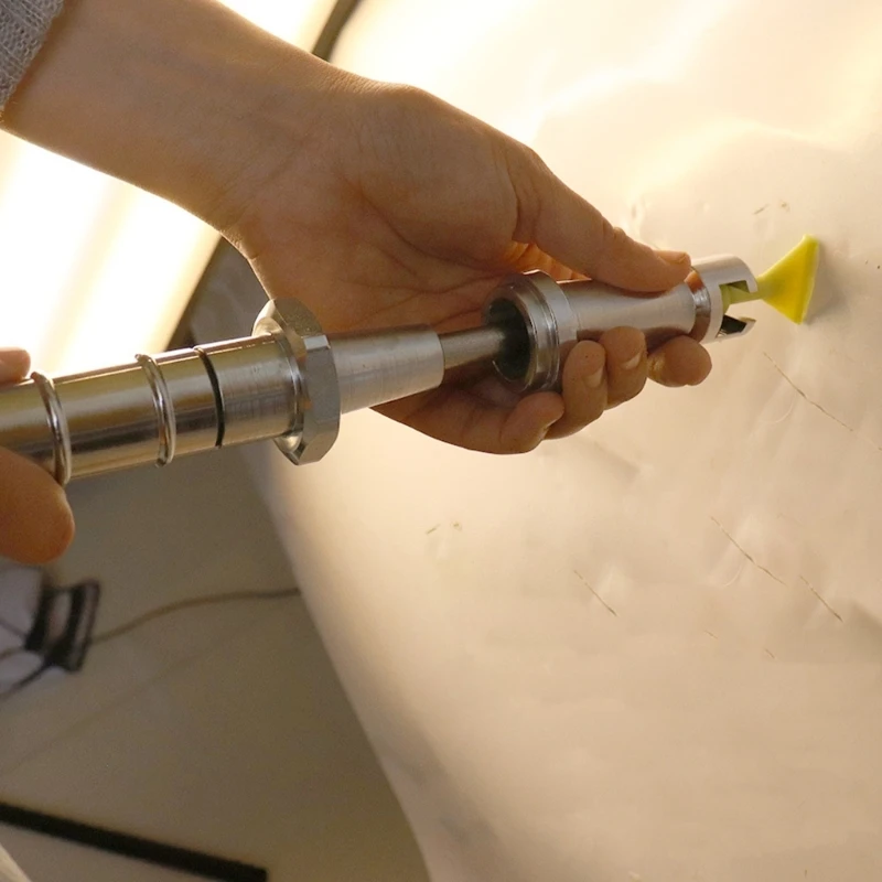 Профессиональный инструмент для ремонта вмятин автомобиля, универсальный съемник для удаления вмятин на кузове, съемник для ремонта вмятин, складной молоток для ремонта вмятин
Профессиональный инструмент для ремонта вмятин автомобиля, универсальный съемник для удаления вмятин на кузове, съемник для ремонта вмятин, складной молоток для ремонта вмятин