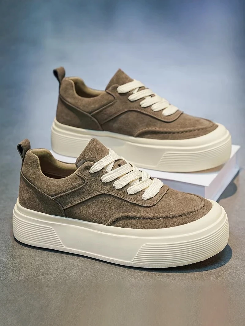 Men's Casual Shoes PT Thick Bottom Sports Hong Style Leisure Student Board Shoes Breathable round Toe Low Heel Outdoor
Men's Casual Shoes PT Thick Bottom Sports Hong Style Leisure Student Board Shoes Breathable round Toe Low Heel Outdoor