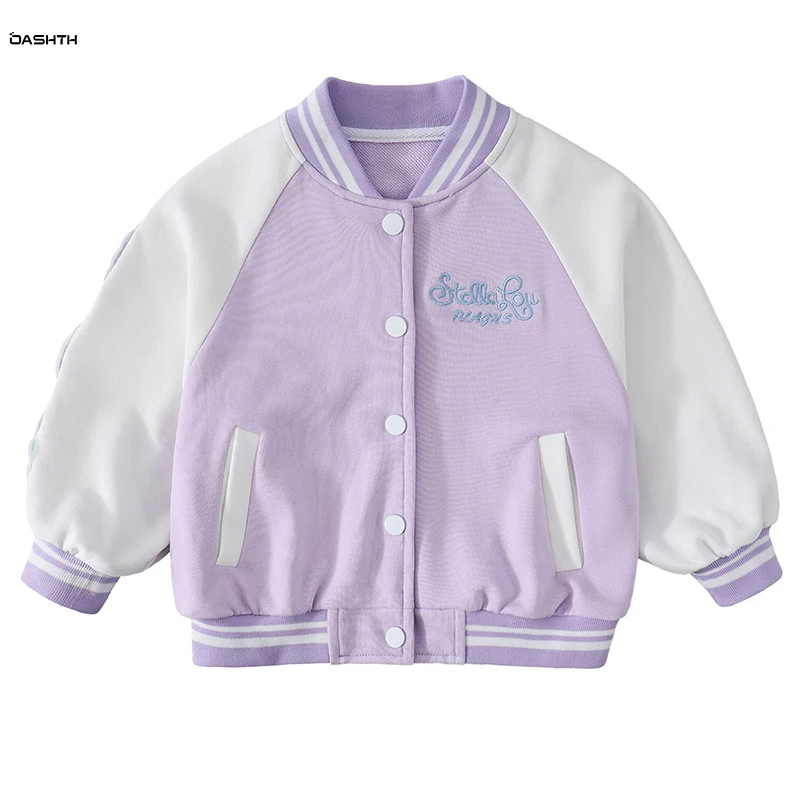 OASHTH Children's clothing spring and autumn new girls jacket baseball uniform cardigan girl baby jacket top
OASHTH Children's clothing spring and autumn new girls jacket baseball uniform cardigan girl baby jacket top