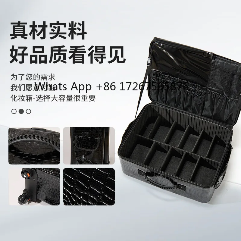 Professional Nail Art Embroidery Hair Storage Box Makeup and Makeup Artist Toolbox
Professional Nail Art Embroidery Hair Storage Box Makeup and Makeup Artist Toolbox