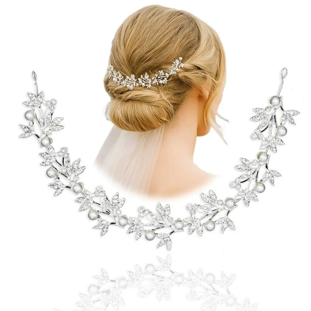 Shiny Crystal Pearl Hair Vine Luxury Pearl Baroque Queen Crown with Hairpin Handmade Fashion Bridal Hairband
Shiny Crystal Pearl Hair Vine Luxury Pearl Baroque Queen Crown with Hairpin Handmade Fashion Bridal Hairband
