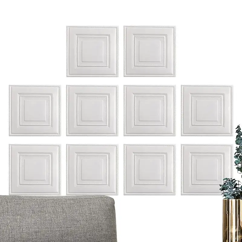 Wall Panel 10 Pieces Faux Brick Wallpaper Stickers 13.7 X 13.7 Inch Removable Adhesive Waterproof 3D Wallpaper For Kitchen
Wall Panel 10 Pieces Faux Brick Wallpaper Stickers 13.7 X 13.7 Inch Removable Adhesive Waterproof 3D Wallpaper For Kitchen