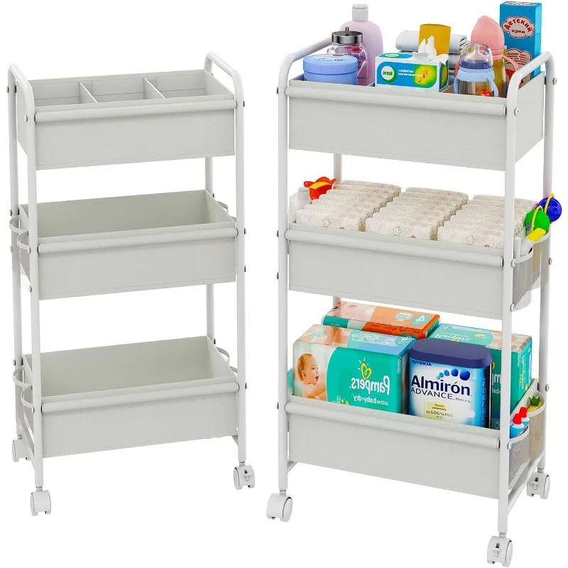 Baby diaper cart storage rack Movable three-layer storage cart Diaper storage Multifunctional diaper cart
Baby diaper cart storage rack Movable three-layer storage cart Diaper storage Multifunctional diaper cart