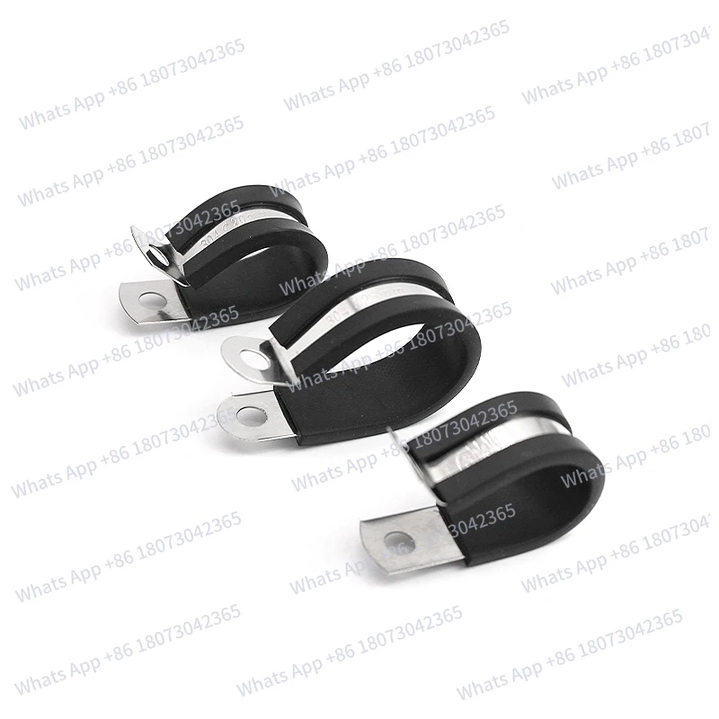 R-type 304 Stainless Steel Rubber Lined Clips Pipe Cable Mounting Hose Pipe HoseFixed Bracket
R-type 304 Stainless Steel Rubber Lined Clips Pipe Cable Mounting Hose Pipe HoseFixed Bracket