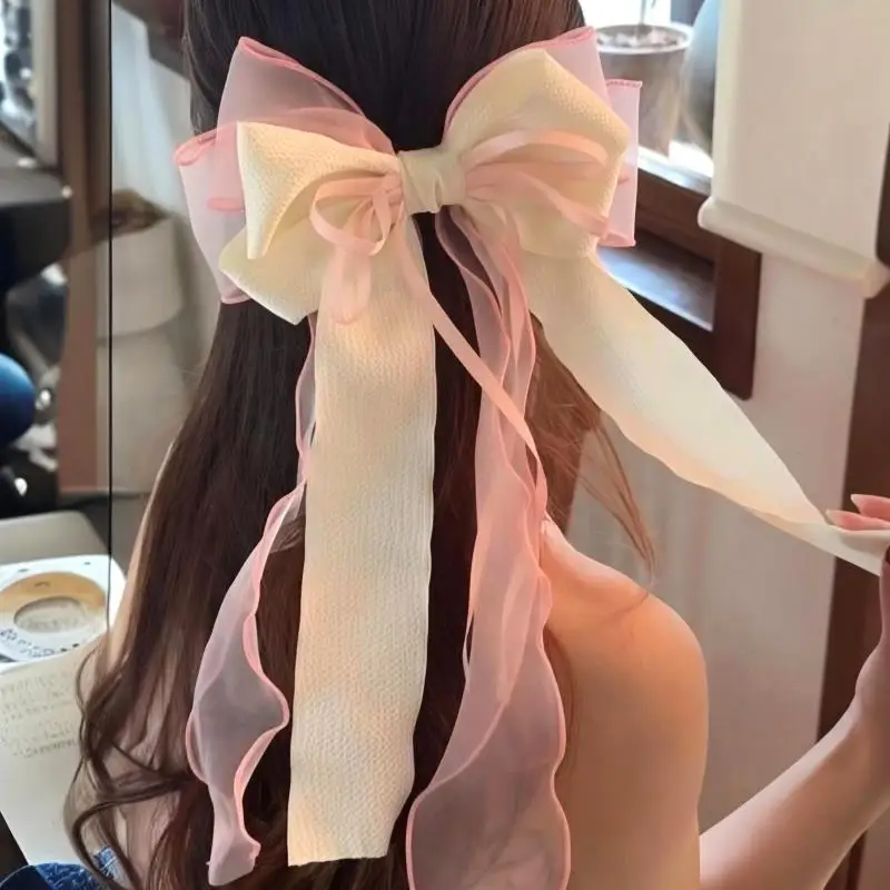 Sweet Lace Bow Ribbon Spring Hair Clip Coquette Barrettes Long Tail Ribbon Trendy Versatile Lace Lolita Hair Accessories Girls
Sweet Lace Bow Ribbon Spring Hair Clip Coquette Barrettes Long Tail Ribbon Trendy Versatile Lace Lolita Hair Accessories Girls