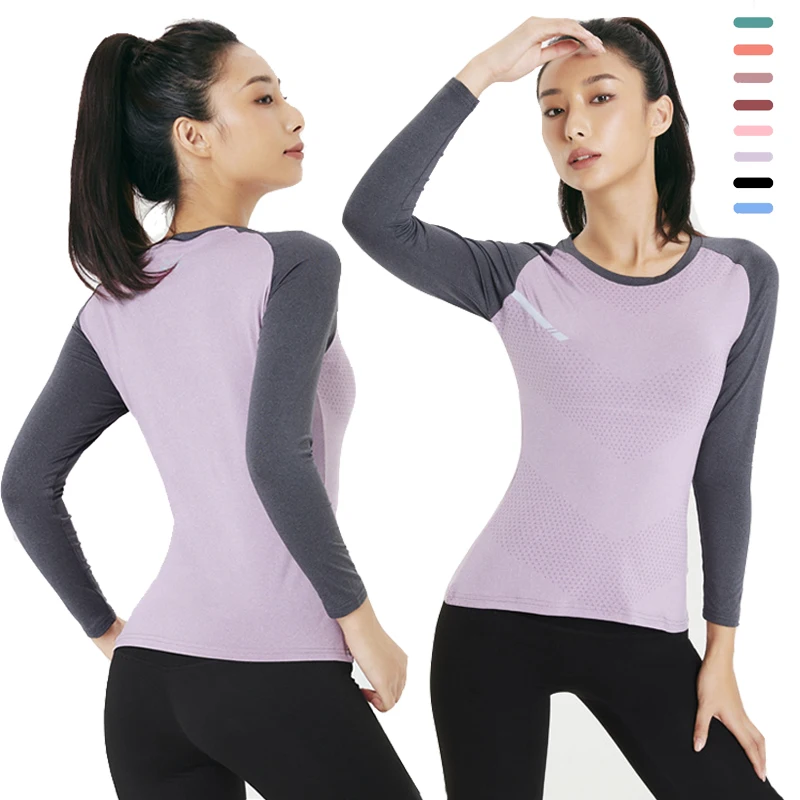 Women's Quick Dry Sport T-shirt Elastic Breathable Workout Fitness Running Hiking Gym Clothing Long-sleeved Yoga Shirt MM342
Women's Quick Dry Sport T-shirt Elastic Breathable Workout Fitness Running Hiking Gym Clothing Long-sleeved Yoga Shirt MM342