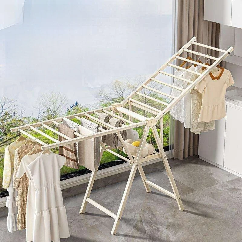 Indoor Balcony Clothes Drying Rack Foldable Wing Type Carbon Steel Clothes Hanger Home Use Free Standing Quilt Drying Holder
Indoor Balcony Clothes Drying Rack Foldable Wing Type Carbon Steel Clothes Hanger Home Use Free Standing Quilt Drying Holder