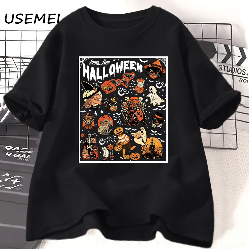 Halloween Town 1998 T-shirt for Men and Women Retro Autumn Halloween Pure Cotton Short-sleeved Harajuku Women's Costume
Halloween Town 1998 T-shirt for Men and Women Retro Autumn Halloween Pure Cotton Short-sleeved Harajuku Women's Costume