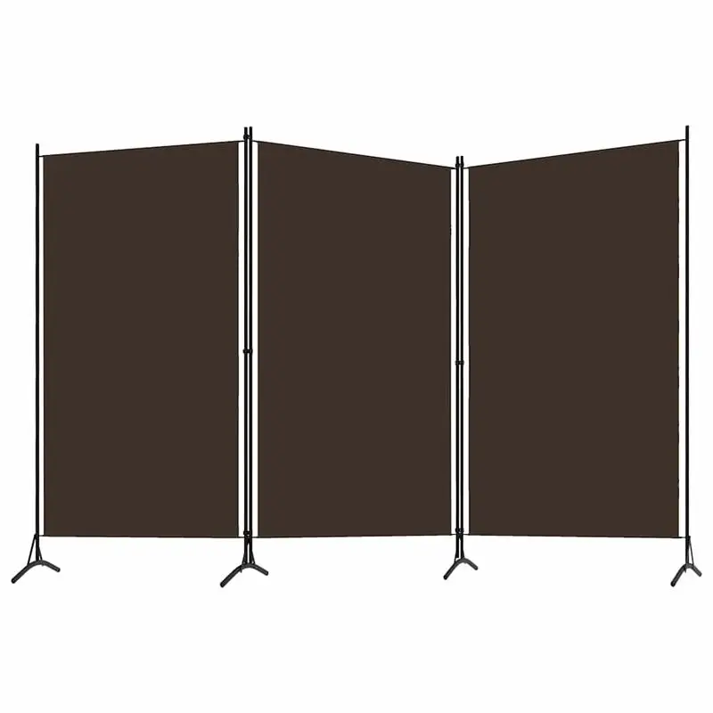 3-Panel Room Divider Brown 102.4"x70.9" Fabric
3-Panel Room Divider Brown 102.4"x70.9" Fabric