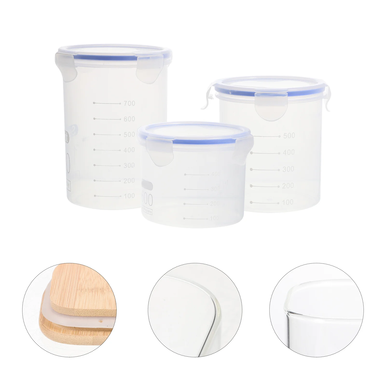 6Pcs Sealed Storage Jars Plastic Airtight Food Containers Grain Dry Fruit Candy Preservation Jars Kitchen Storage Canisters
6Pcs Sealed Storage Jars Plastic Airtight Food Containers Grain Dry Fruit Candy Preservation Jars Kitchen Storage Canisters