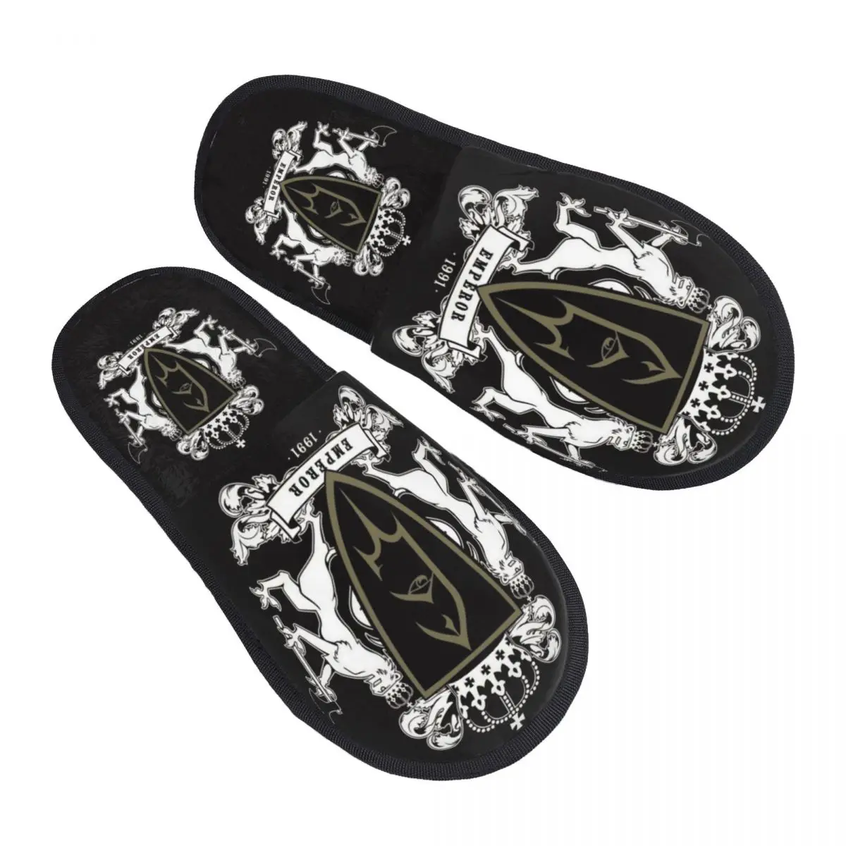 Custom Rock Band-Emperors Comfort Scuff With Memory Foam Slippers Women Spa House Shoes
Custom Rock Band-Emperors Comfort Scuff With Memory Foam Slippers Women Spa House Shoes