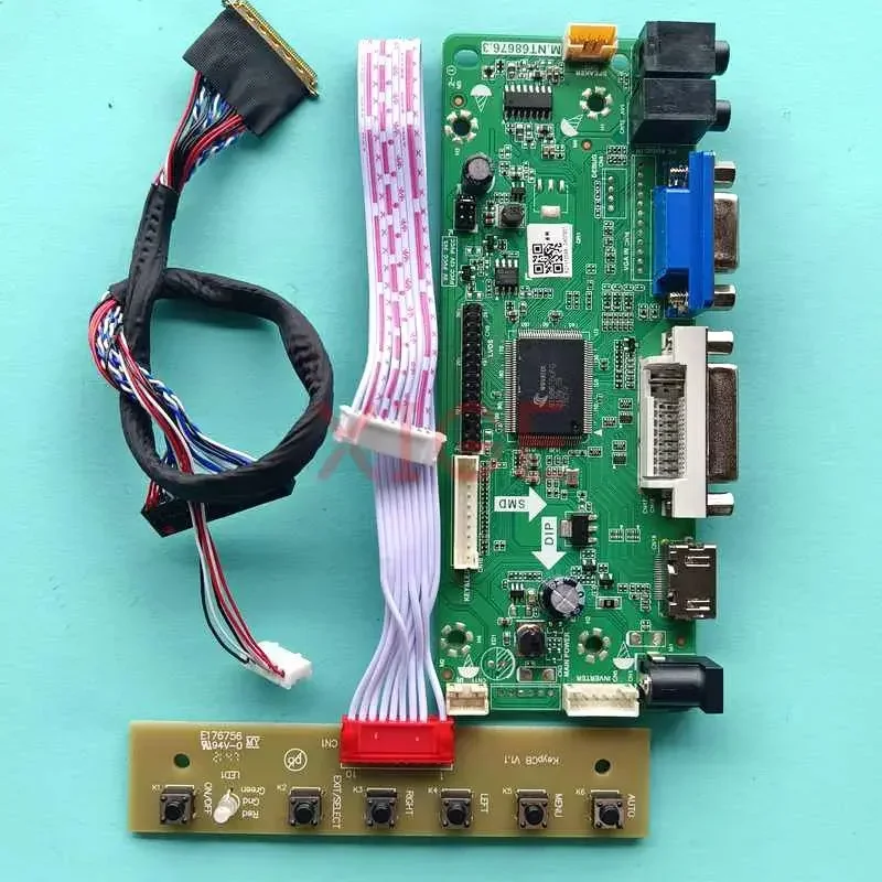 For LTN140AT01-G01 LTN140AT02-001 Controller Driver Board 14" Laptop Matrix 1366x768 DVI VGA LVDS 40 Pin HDMI-Compatible DIY Kit
For LTN140AT01-G01 LTN140AT02-001 Controller Driver Board 14" Laptop Matrix 1366x768 DVI VGA LVDS 40 Pin HDMI-Compatible DIY Kit