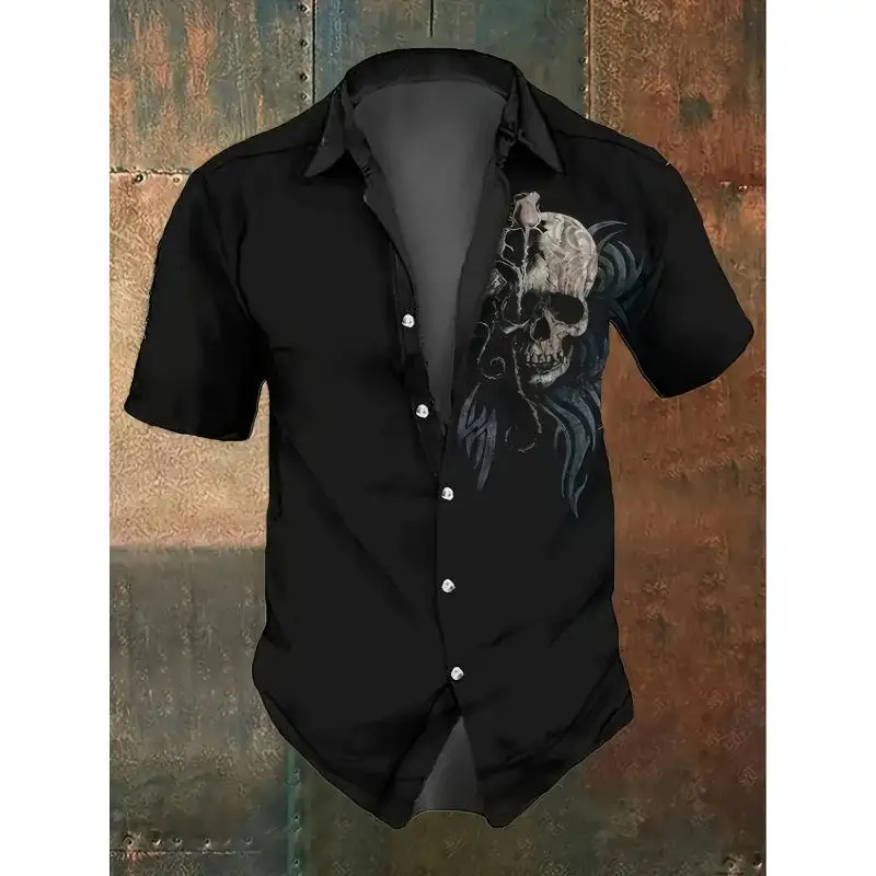 Four-Way Stretch Printed Shirt Men's Ultra Slim Fit Button up PU Leather Fabric Shirt Resistant to Deformation Summer Wear
Four-Way Stretch Printed Shirt Men's Ultra Slim Fit Button up PU Leather Fabric Shirt Resistant to Deformation Summer Wear