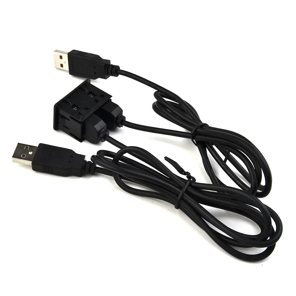 1M Black USB Panel Audio Cable Adapter USB A-type Male To USB A-type Car Stereo Dual USB Extension Adapter Car Electronics Cable
1M Black USB Panel Audio Cable Adapter USB A-type Male To USB A-type Car Stereo Dual USB Extension Adapter Car Electronics Cable