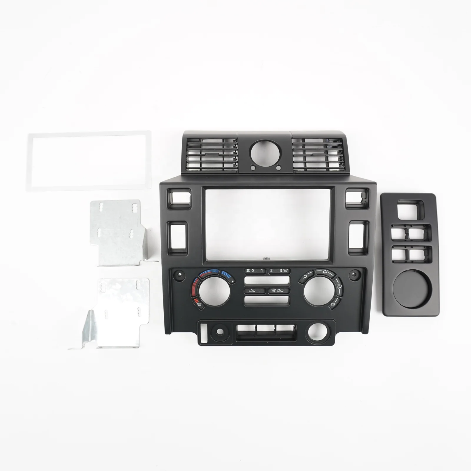FOR LAND ROVER DEFENDER DOUBLE DIN TDCi2007 MATT BLACK INTERIOR DASHBOARD CENTRE CONSOLE
FOR LAND ROVER DEFENDER DOUBLE DIN TDCi2007 MATT BLACK INTERIOR DASHBOARD CENTRE CONSOLE