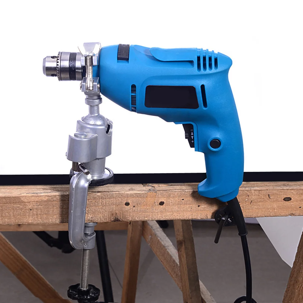 Universal 360 Degree Clamp-on Bench Holder Vise Vice Electric Drill Stand Bracket Rotating Tool (Silver)
Universal 360 Degree Clamp-on Bench Holder Vise Vice Electric Drill Stand Bracket Rotating Tool (Silver)