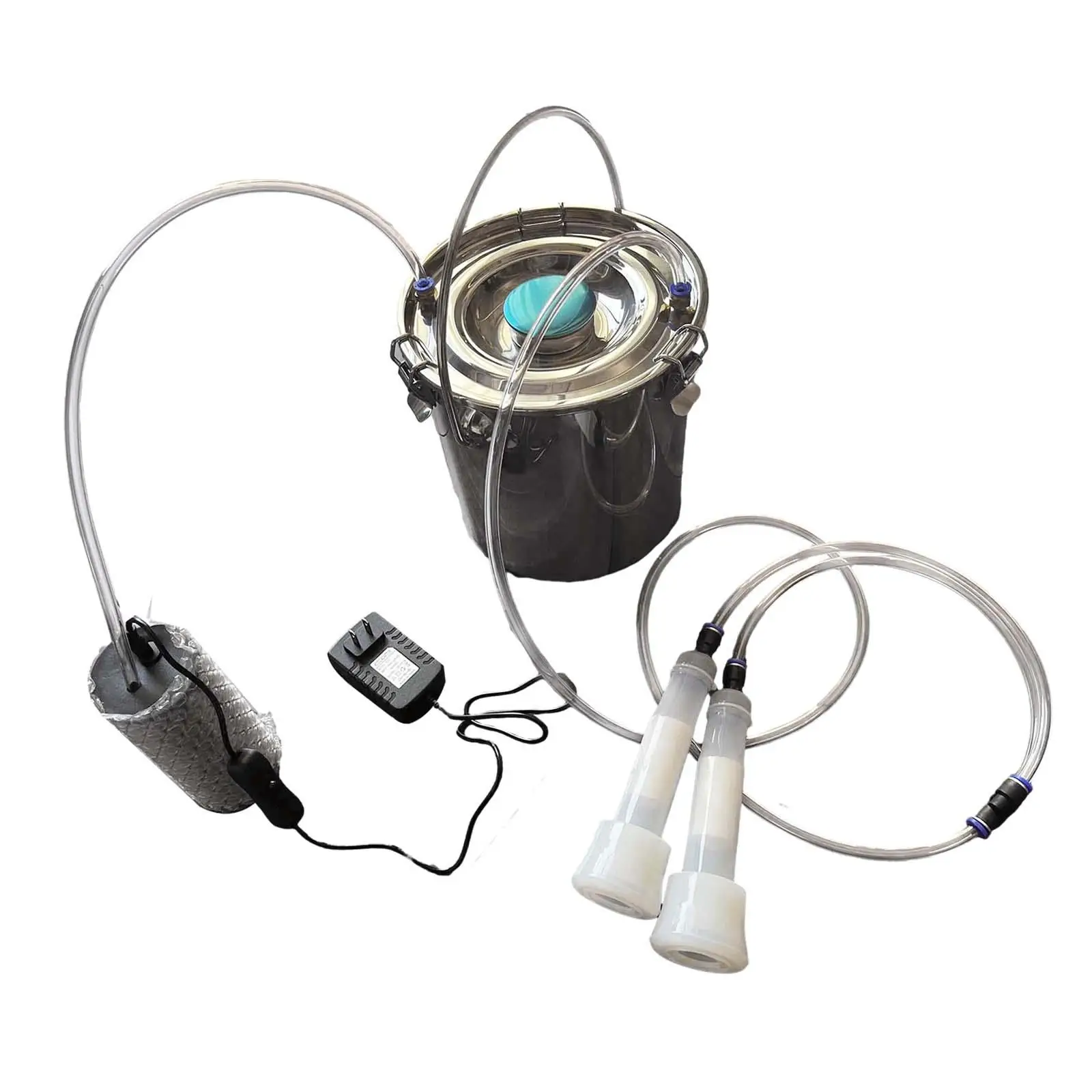 Electric Milking Machine, Milker Machine/ Portable /7L /Electric Milking Device Bucket Milker Double Head Sheep, Milking
Electric Milking Machine, Milker Machine/ Portable /7L /Electric Milking Device Bucket Milker Double Head Sheep, Milking