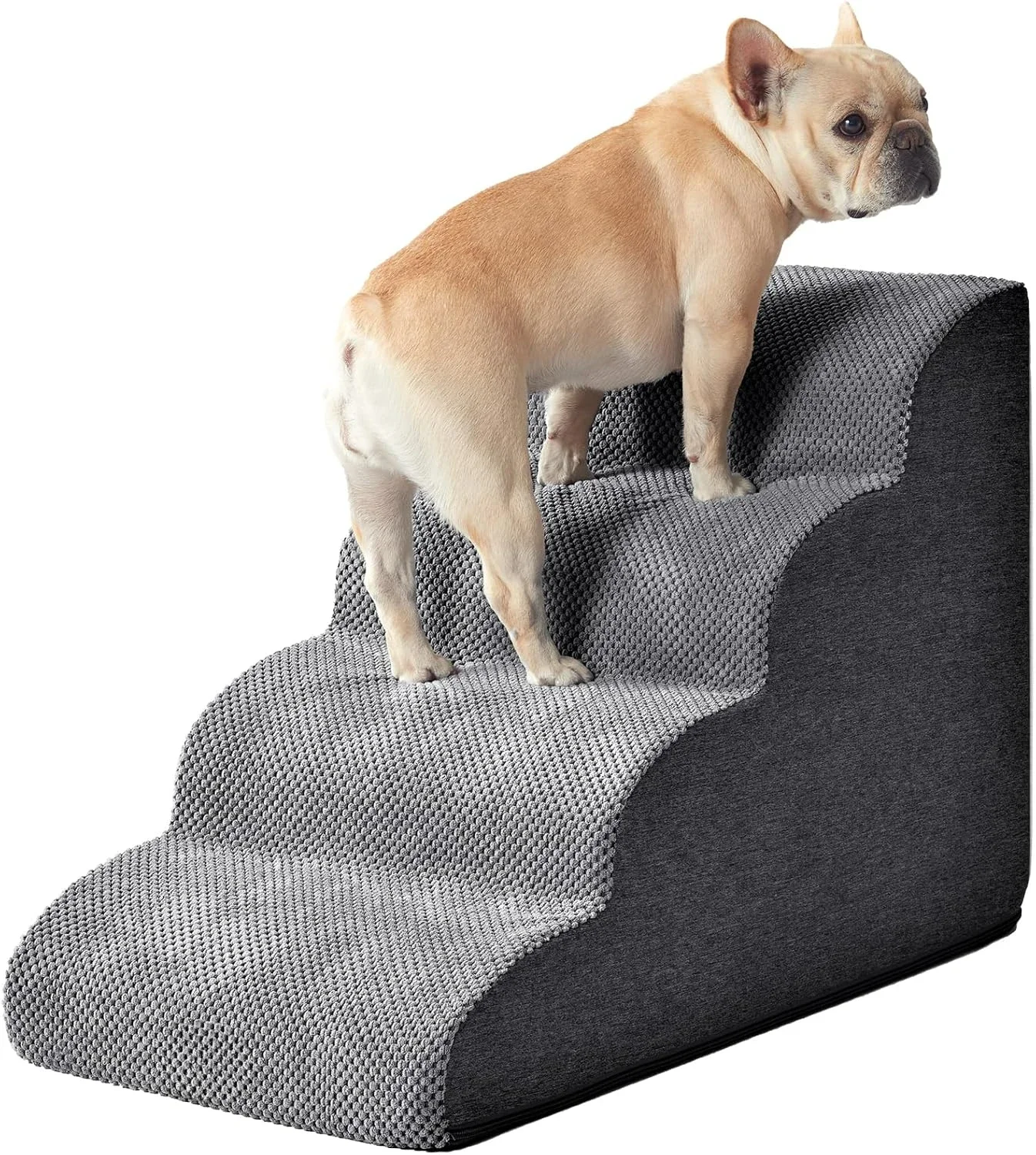 Curved Dog Stairs Ramp for High Beds , Dog Steps for Small Dogs and Cats, Pet Stairs for High Bed Climbing, Non-Slip Balanced
Curved Dog Stairs Ramp for High Beds , Dog Steps for Small Dogs and Cats, Pet Stairs for High Bed Climbing, Non-Slip Balanced