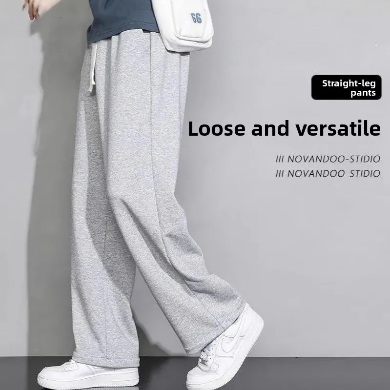 ey Casual Pants Wide Leg Spring Autumn Men's Sport Sweatpants American Loose Cuffed Straight Leg Pants
ey Casual Pants Wide Leg Spring Autumn Men's Sport Sweatpants American Loose Cuffed Straight Leg Pants